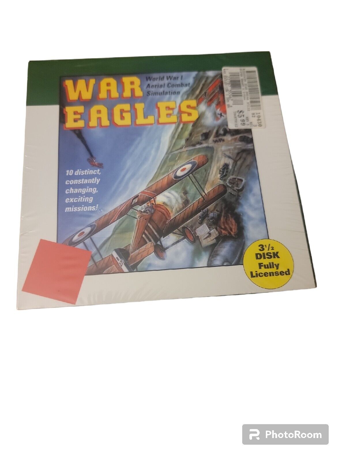 War Eagles World War I Aerial Combat Simulation Game IBM PC Tandy 3.5 NEW SEALED