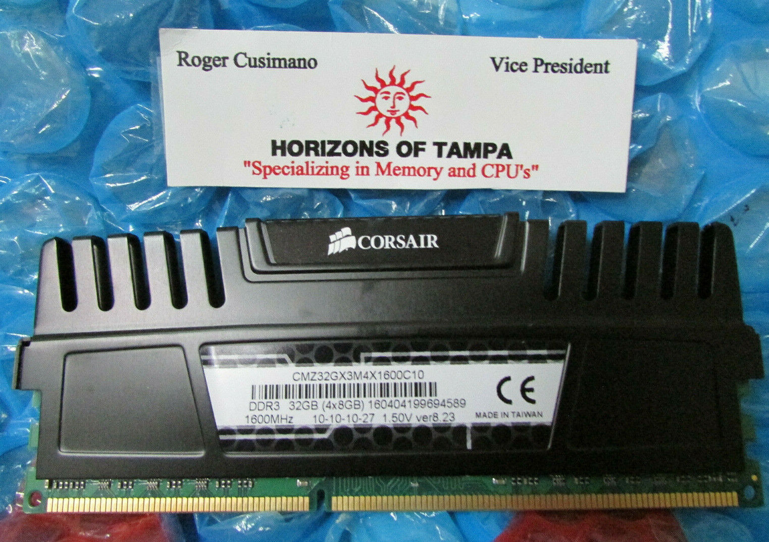 Corsair Vengeance 8GB DDR3-1333 CMZ32GX3M4X1600C10 Desktop 1.50V 5.21 & 8.23 ver