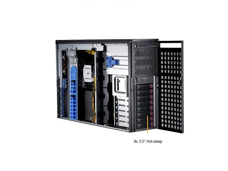 Supermicro 4U 4x Nvidia GPU AI Server 3Ghz 24-Core 128GB 2x10G SFP+ 2x2200W