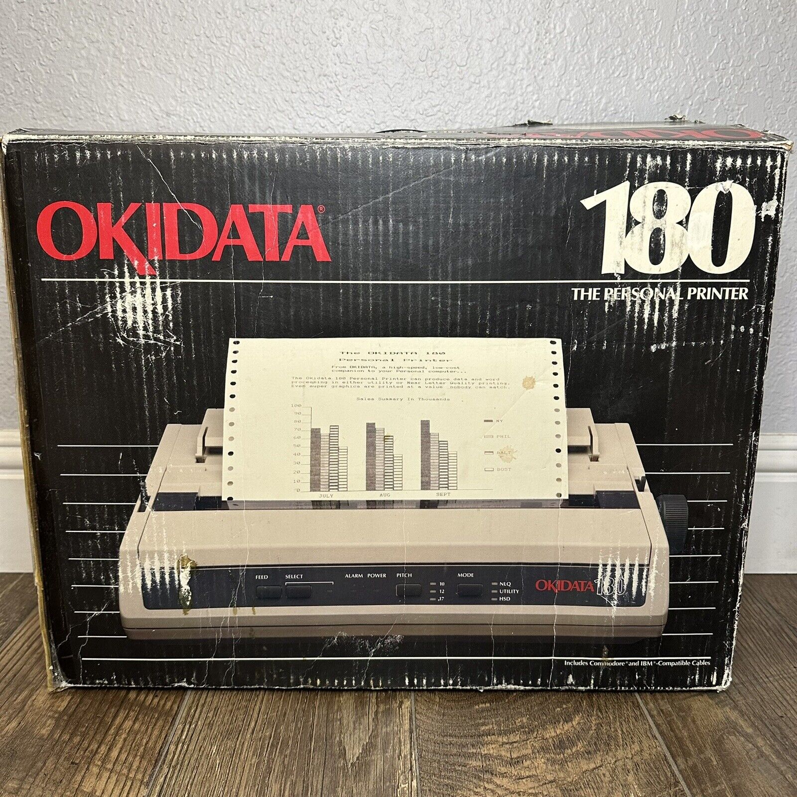 Okidata 180 “The Personal Printer” New Open Box Vintage