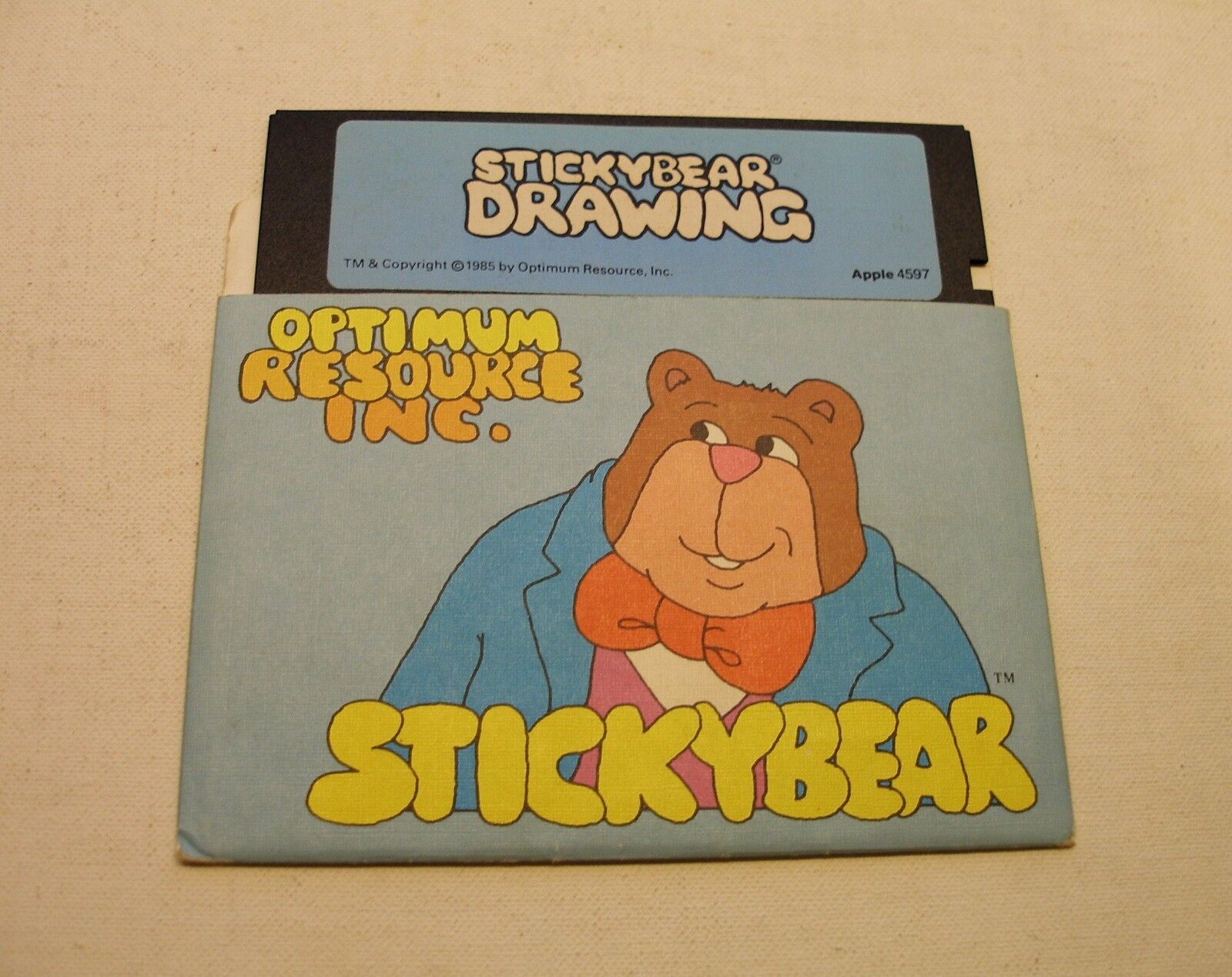 Stickybear Typing Disk by Weekly Reader for Apple IIe, Apple IIc, Apple IIGS