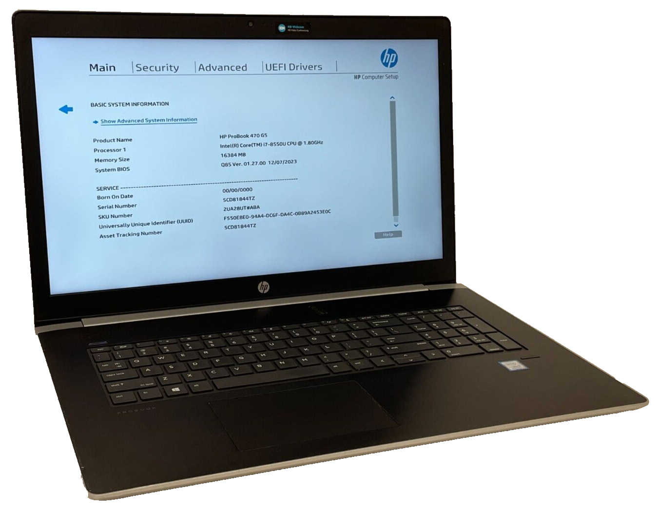 HP ProBook 470 G5 17.3\