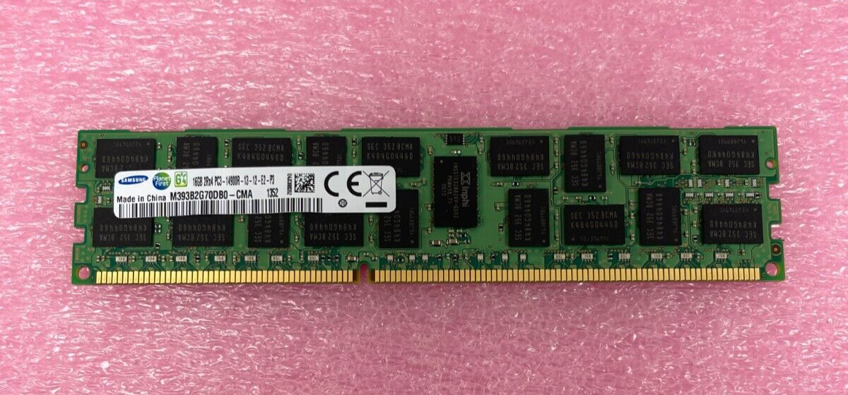 Samsung 16GB Server RAM DDR3 REG ECC PC3-14900R 2RX4  M393B2G70DB0-CMA