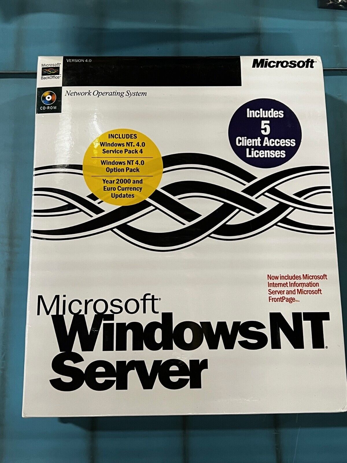 Vintage Windows NT Server 4.0 - Sealed Brand New Retail