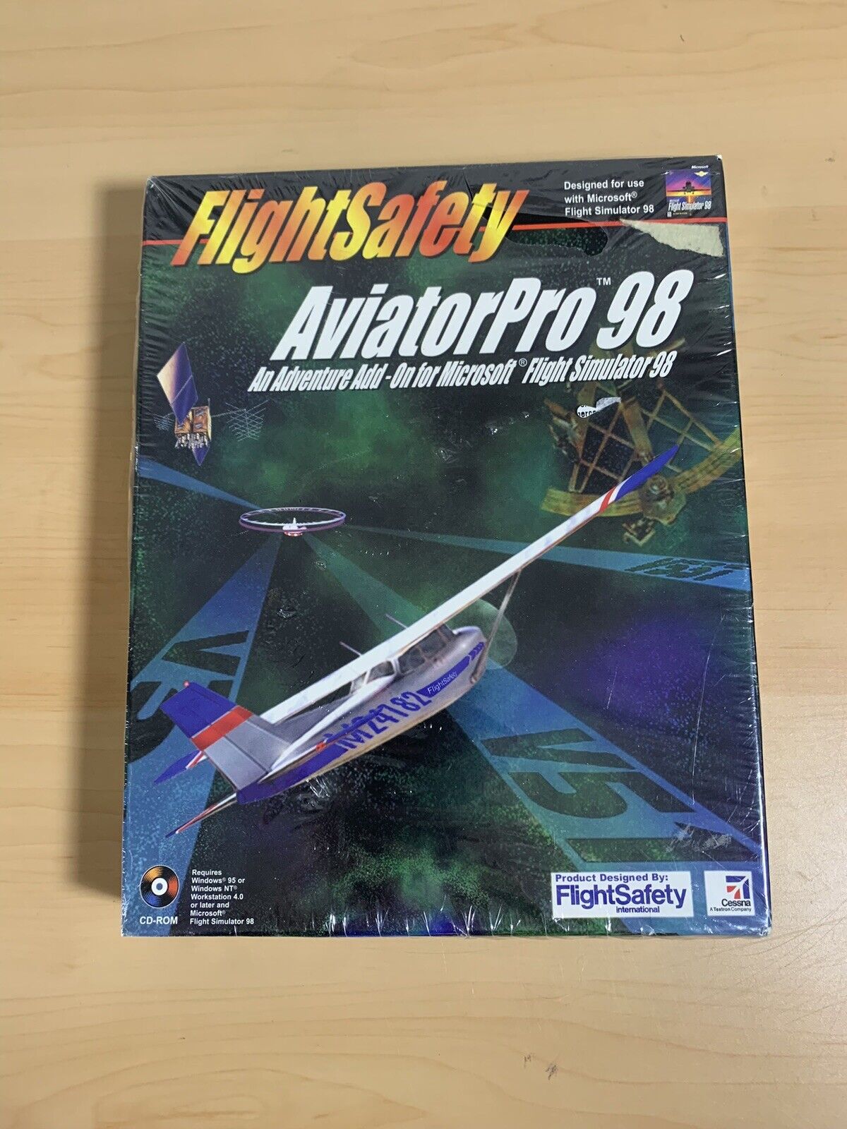 FlightSafety Aviator Pro 98 (Adventure AddOn for Flight Simulator 98) NEW IN BOX