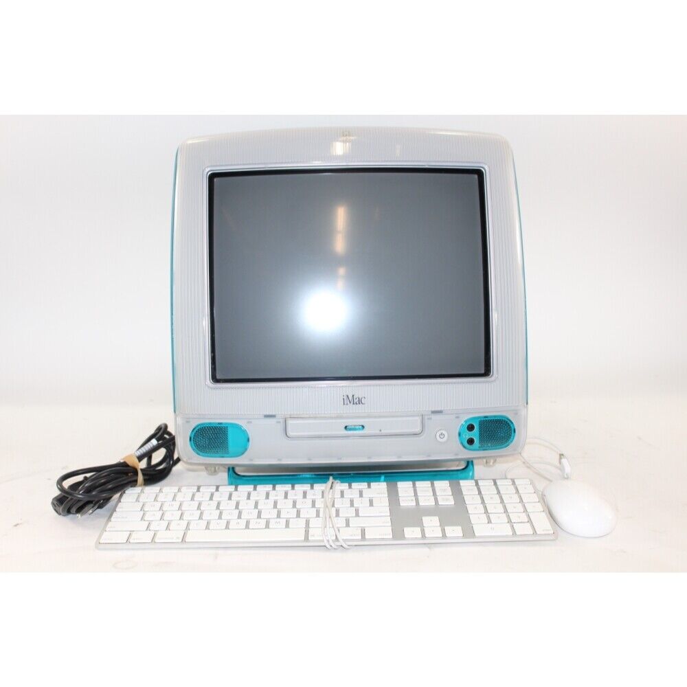 Vintage Apple iMac G3/333 Blueberry M4984 All In One -Tested- Local Pick Up Only