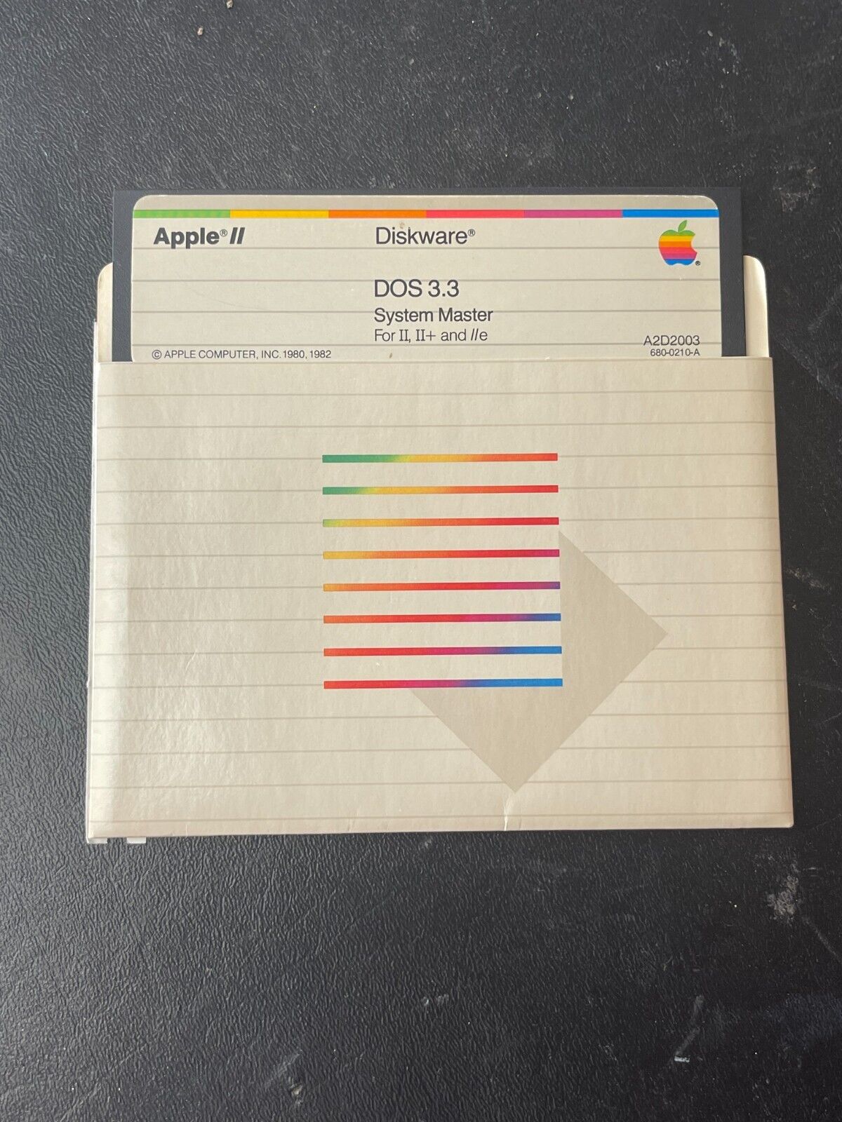 Apple II Diskware DOS 3.3 System Master 5.25 Media