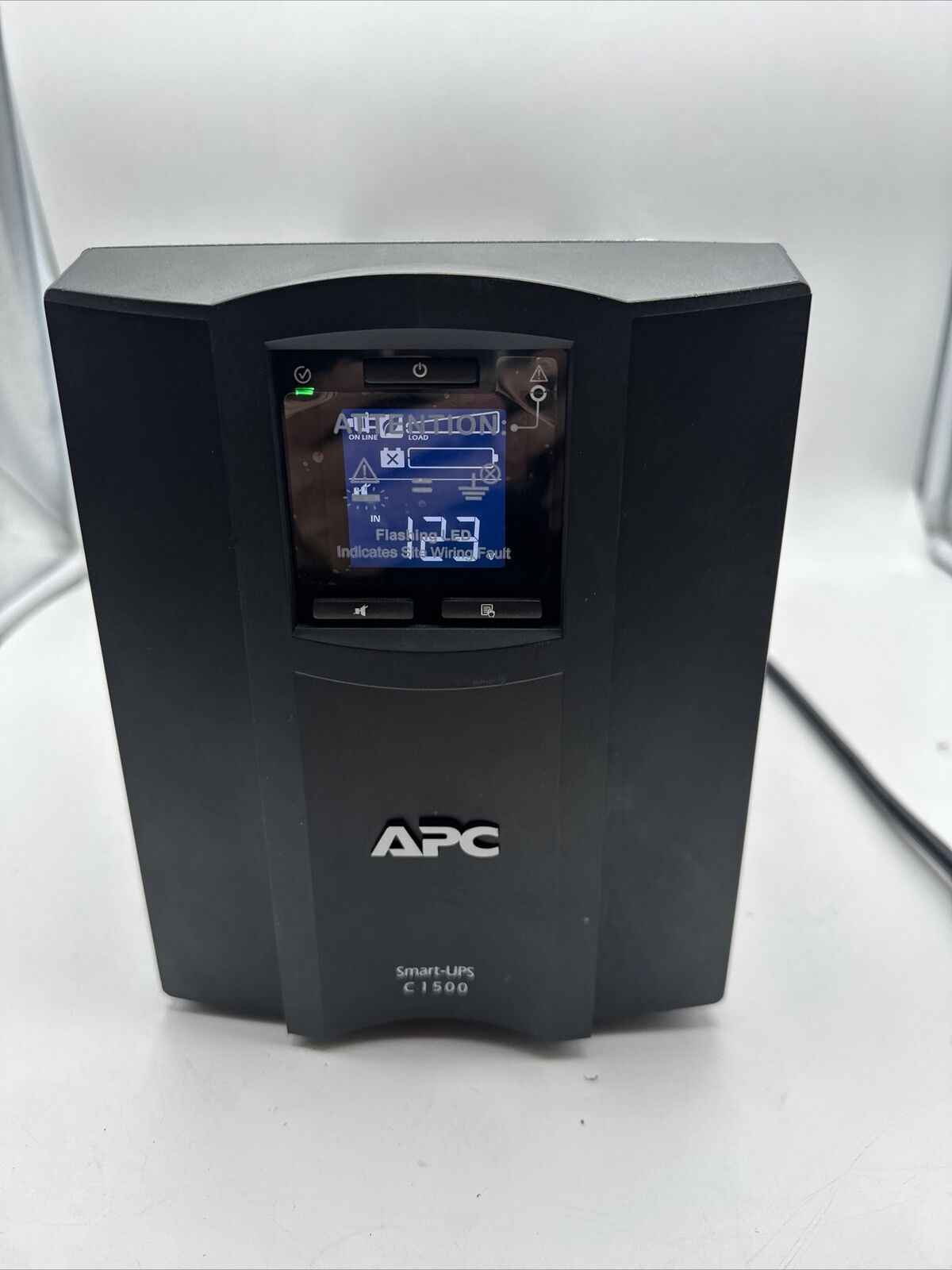 APC Smart-UPS C1500 (SMC1500) 8-Outlet w/ LCD w/ Connectors - No Batteries-