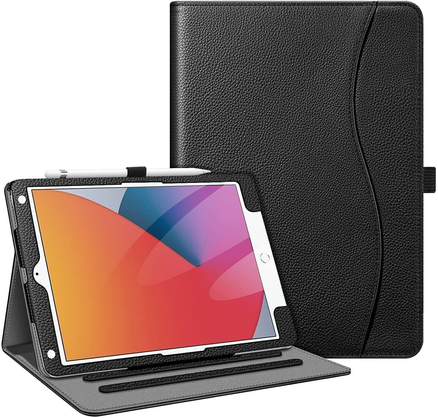 Case for iPad 9th 8th 7th Gen 10.2 inch Multi-Angle Stand Cover Auto Sleep/Wake