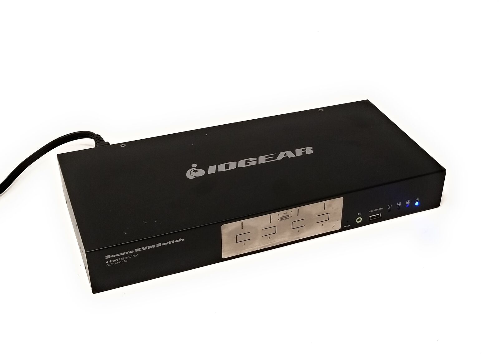 IOGEAR GCS1414TAA3 4-Port Secure KVM Computer Switch (TAA) 4K UHD w/ Audio