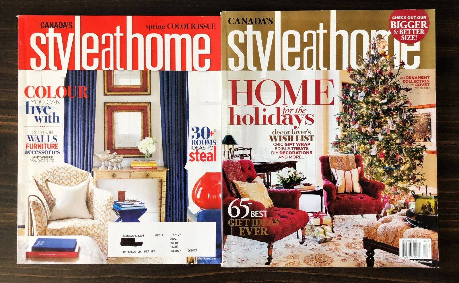 Canada\'s Style At Home Magazine 2011, Lot 0f 2