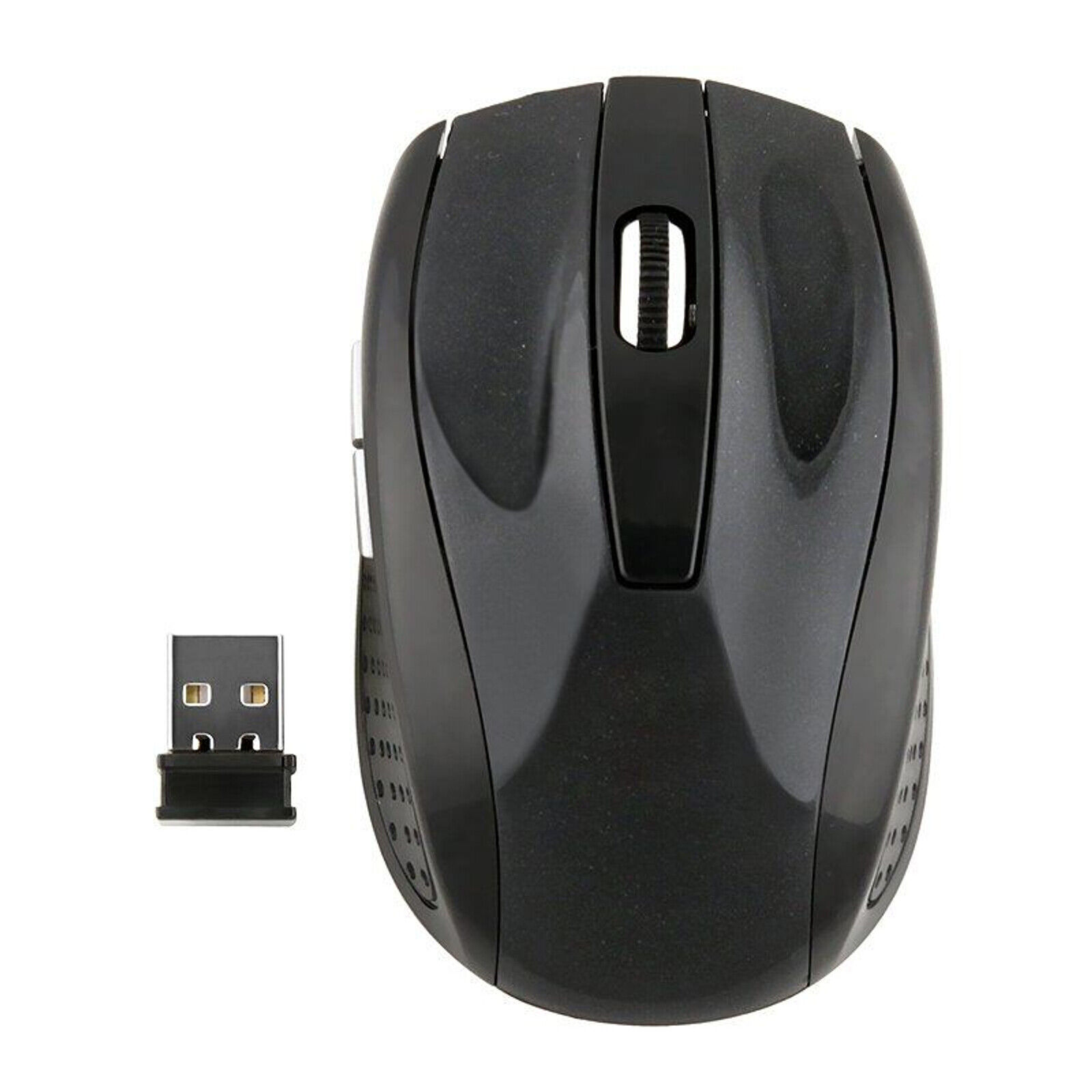 Wireless Mouse 2.4G Cordless Optical Adjustable DPI for Laptop Computer, Black