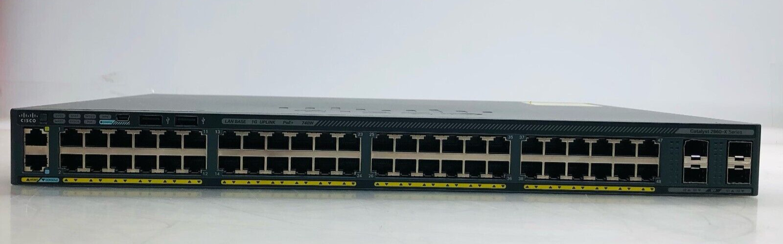 Cisco Catalyst WS-C2960X-48FPS-L V06 48-Port Gigabit PoE Ethernet Switch