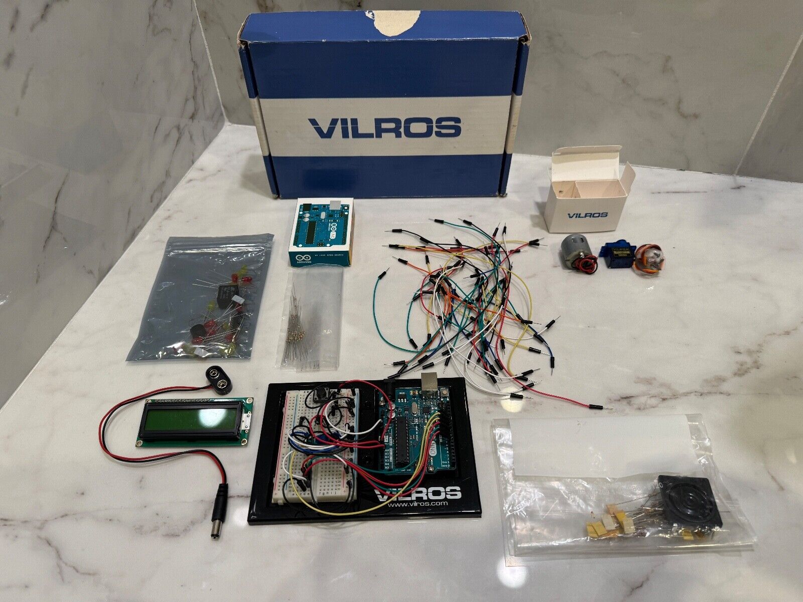 Vilros Starter Unknown Kit Mixed Items  - Uno & Breadboard, and Other Items