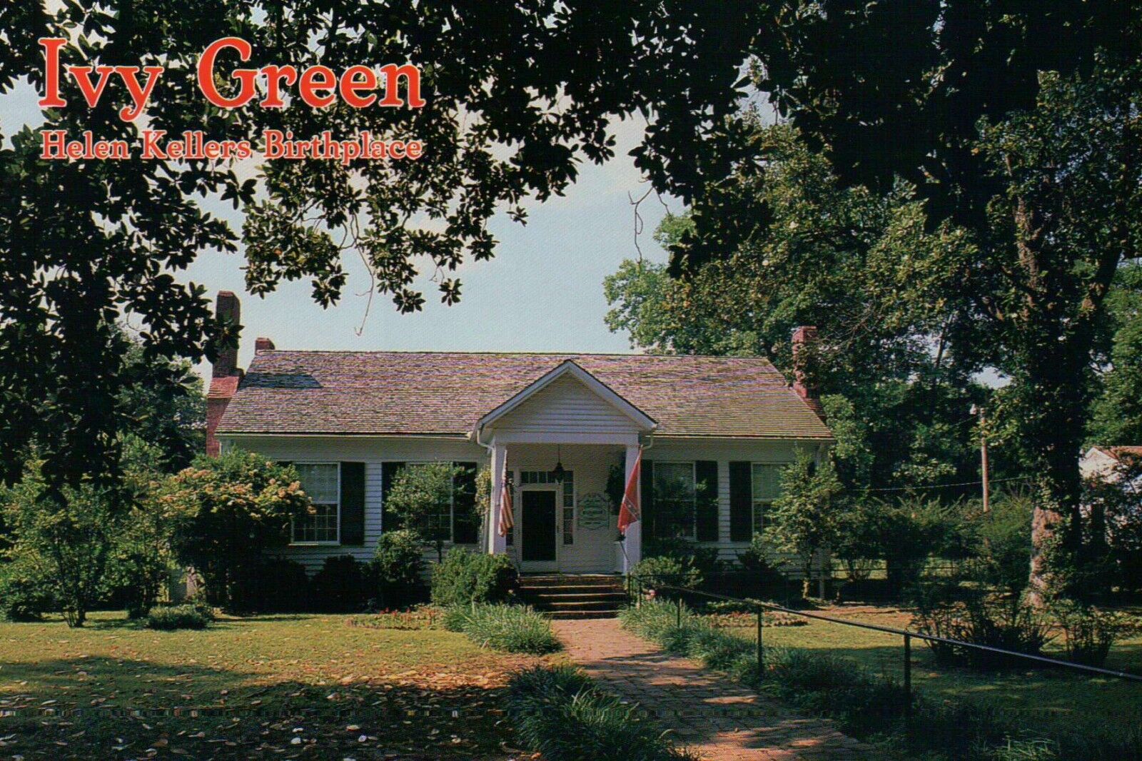 Ivy Green Helen Keller Birthplace Tuscumbia Alabama The Miracle Worker, Postcard