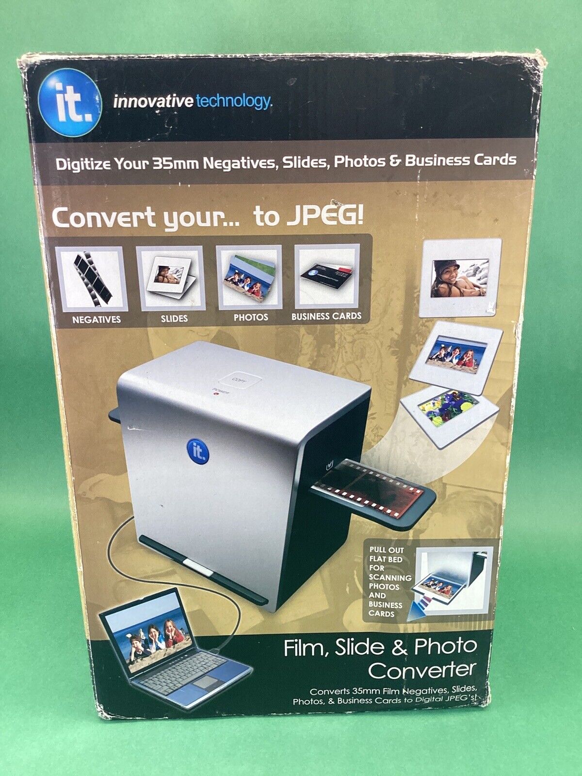NEW IT Innovative Technology Film, Slide & Photo Converter ITNS-500 