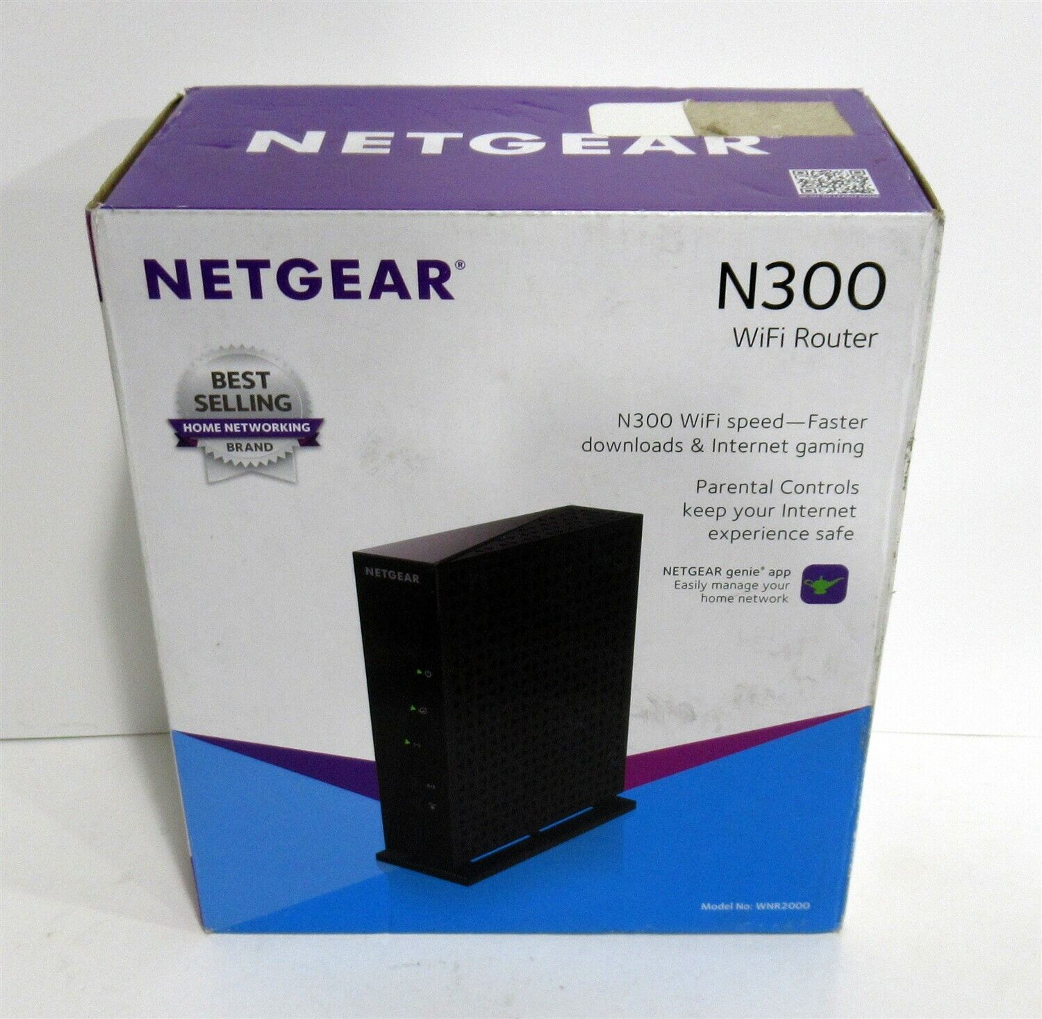 Netgear N300 300 Mbps 4-Port 10/100 Wireless N Router (WNR2000)