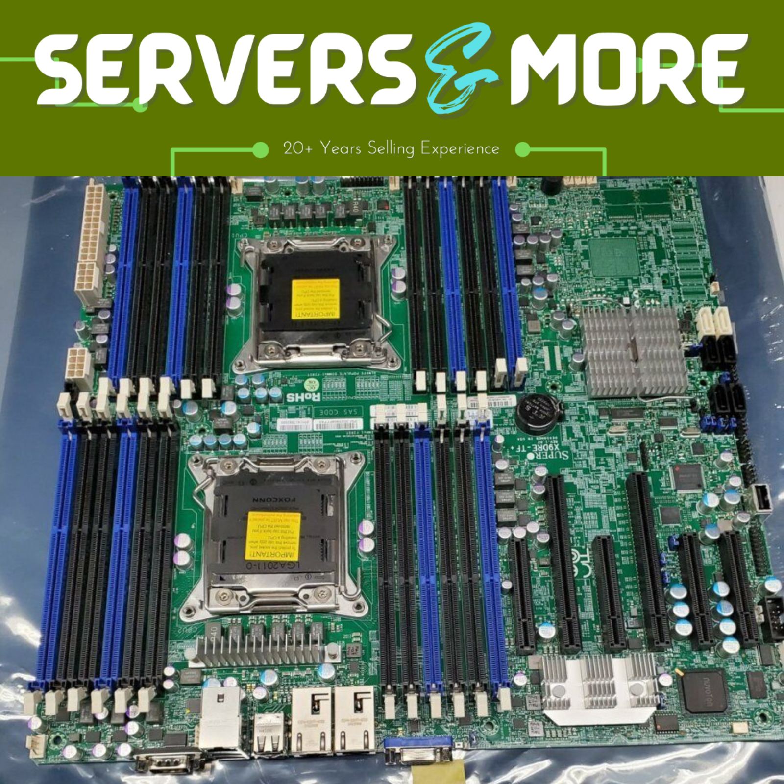 Supermicro X9DRE-TF+ Dual Xeon LGA2011  2x 10GbE EE-ATX Server Motherboard v1/v2