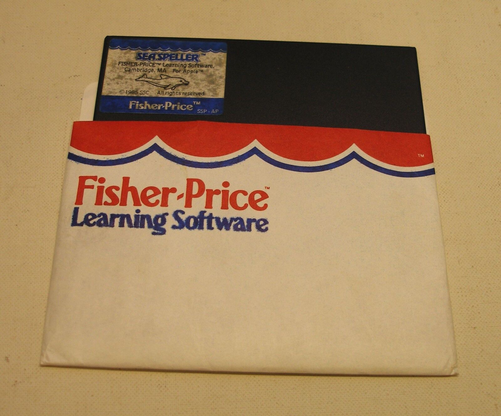 Sea Speller Disk by Fisher-Price for Apple II+, Apple IIe, Apple IIc, Apple IIGS