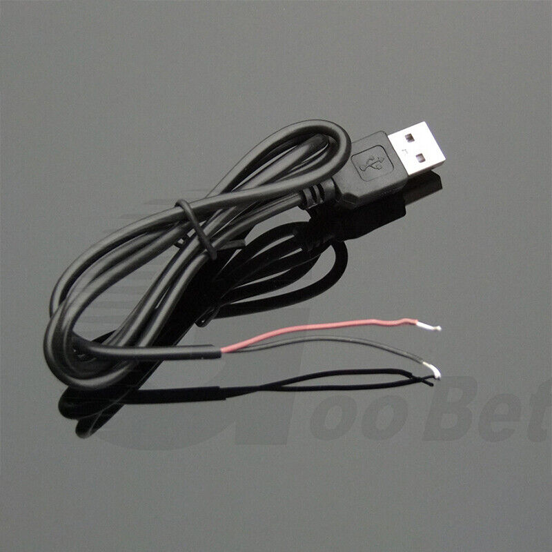 Thicked USB Cable Male Plug Type A 2.0 Lead 80cm Toy RC Car Boat Robot Model DIY