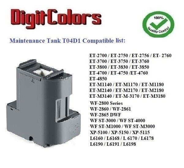 T04D1  Ink Maintenance Tank Box  T04D100 for ET-3700 ET-4850 XP-5100 XP-5115