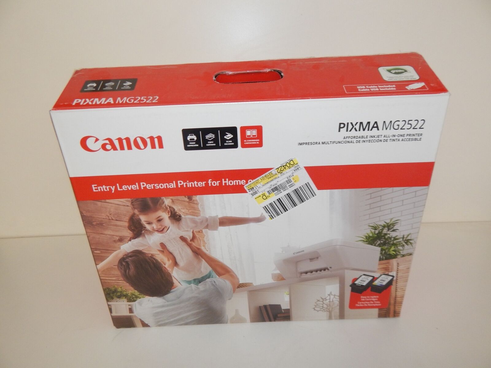 Canon Color Printer PIXMA MG2522 Copier Scanner USB Wired Inkjet w/INK   (DZH92)