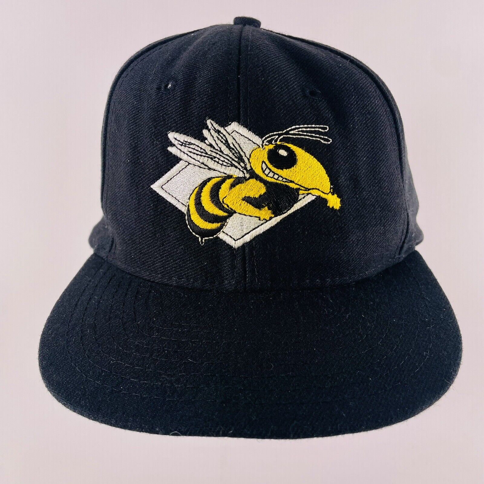 Rare STiNG by Sequent Yellow Jacket Snapback Cap Hat Wool Vintage Computer GT