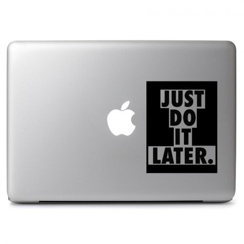 Apple Macbook Air Pro 13 15 Laptop Decal Sticker Vinyl Transfer Fun Typography