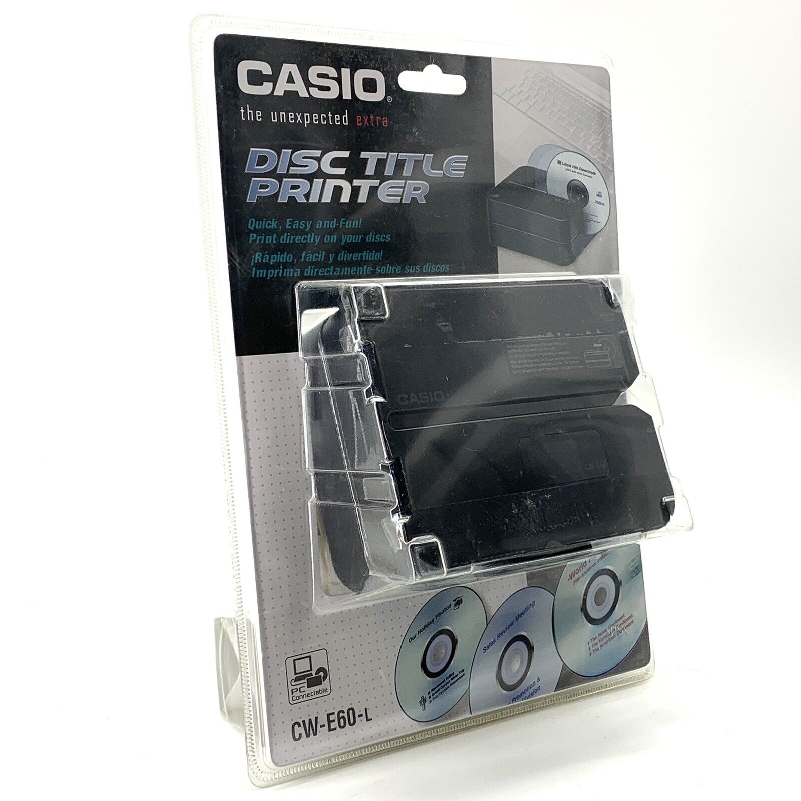 Casio CW-E60-L CD DVD Disc Title Thermal Printer