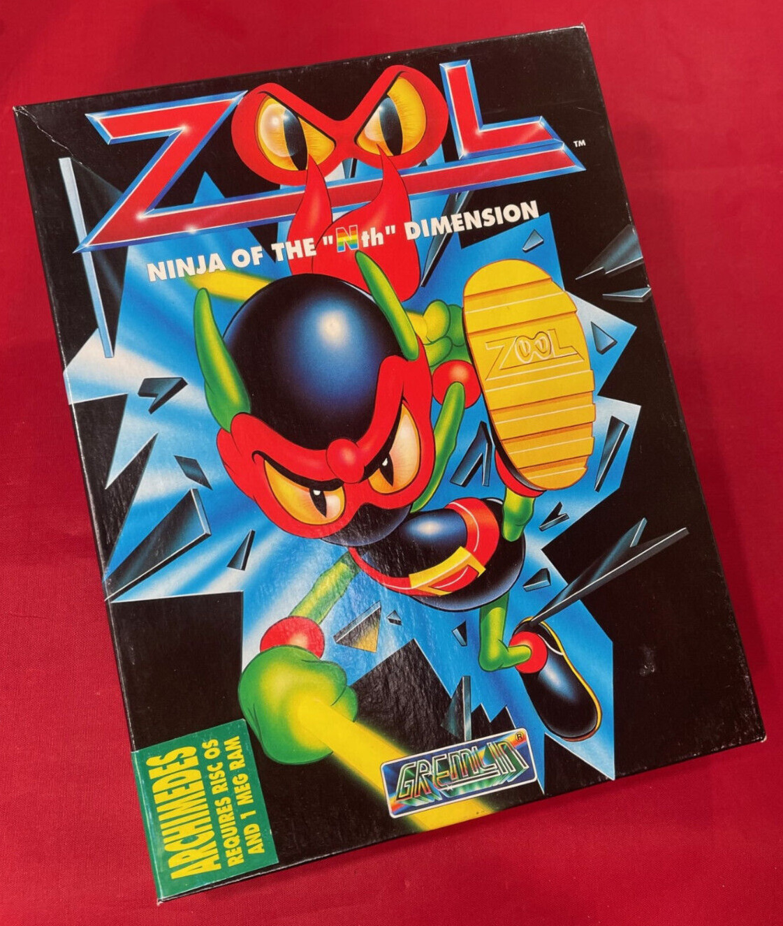 Zool Ninja of the N\'th Dimension Boxed Classic Game for Acorn Archimedes