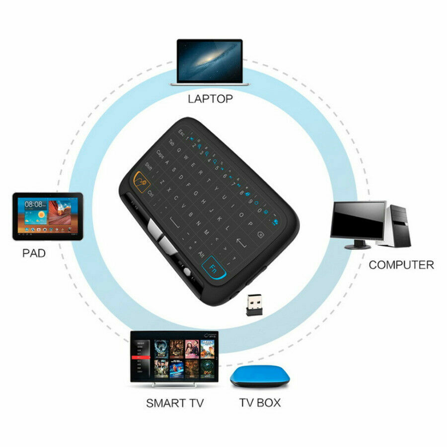 2.4G Wireless Mini Touchpad Keyboard Remote Control for Android Smart TV Box