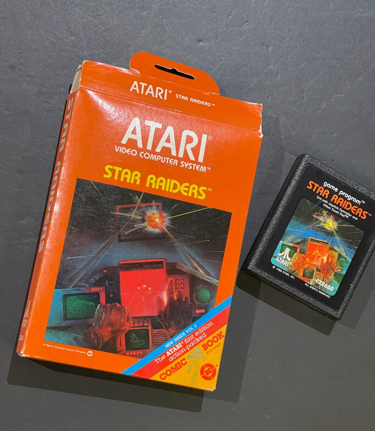 STAR RAIDERS ATARI GAME OPEN-BOX CX2660 UOS 1982 LAST ONE