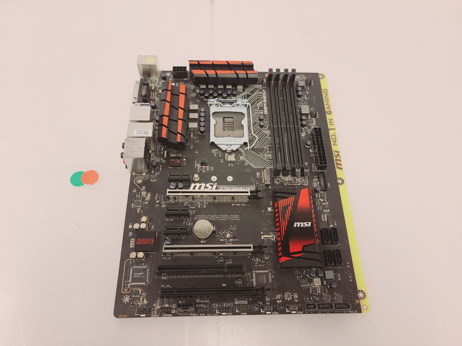 For MSI Z170A GAMING PRO Motherboard ATX LGA 1151 Intel Z170 DDR4  PCI-E 3.0
