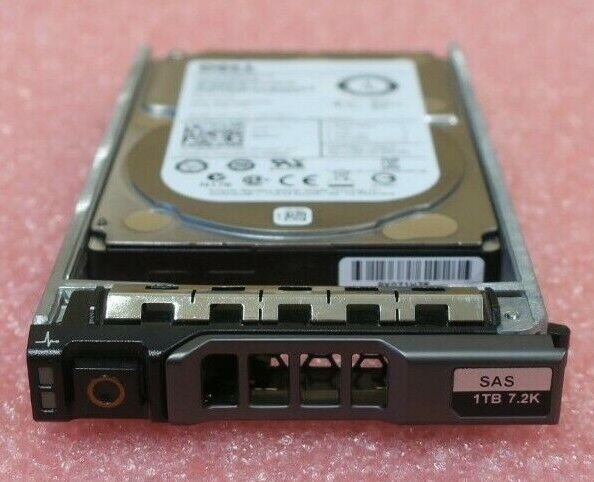 Dell 1TB 2.5'' SFF SAS 6G 7.2K Hard Drive HDD 09W5WV 9W5WV with caddy