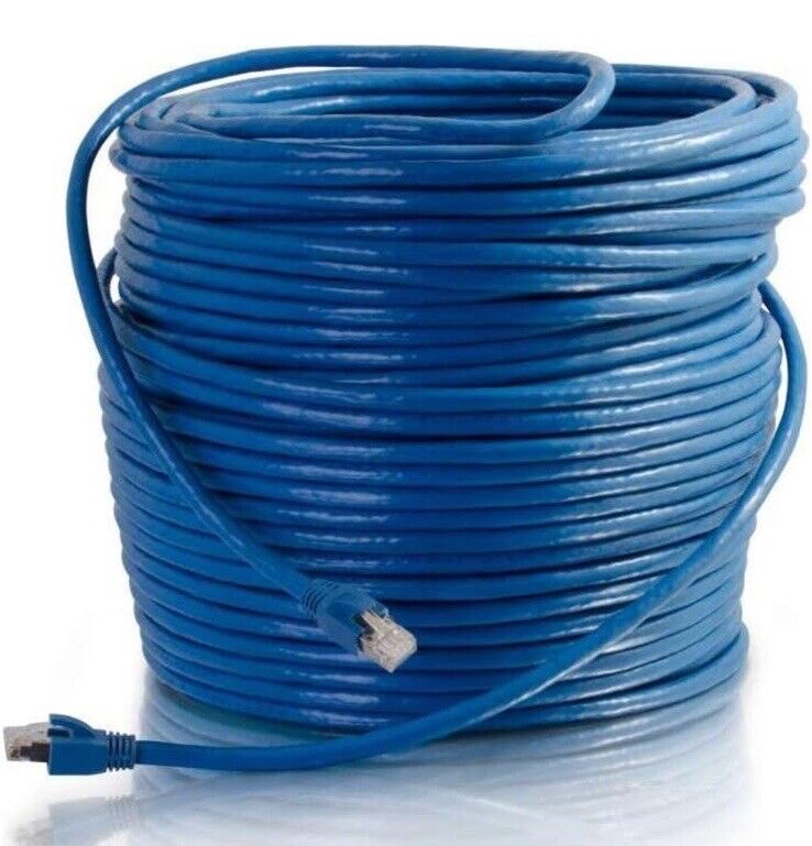 250FT C2G RJ-45 Male To RJ-45 Male Cat6 Ethernet Patch Cable - Blue  