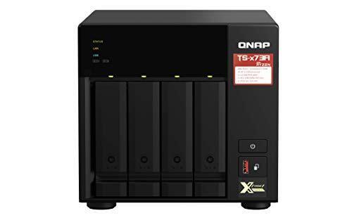QNAP TS-473A-8G SAN/NAS Storage System - AMD Ryzen V1500B Quad-core (4 Core)