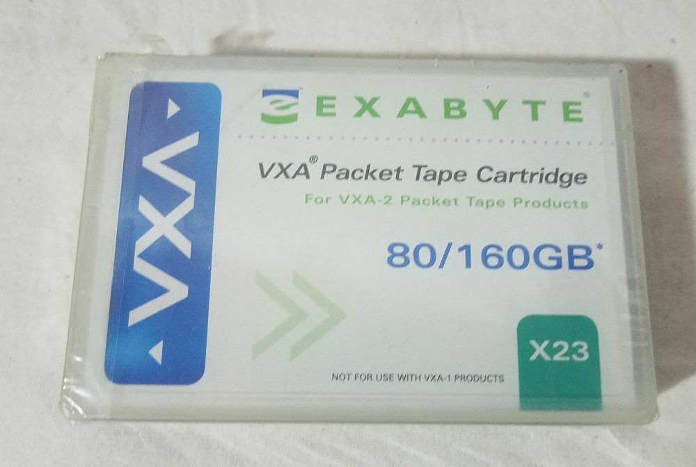 EXABYTE VXA PACKET TAPE CARTRIDGE 80/160GB VXA-2 - X23 NEW Sealed