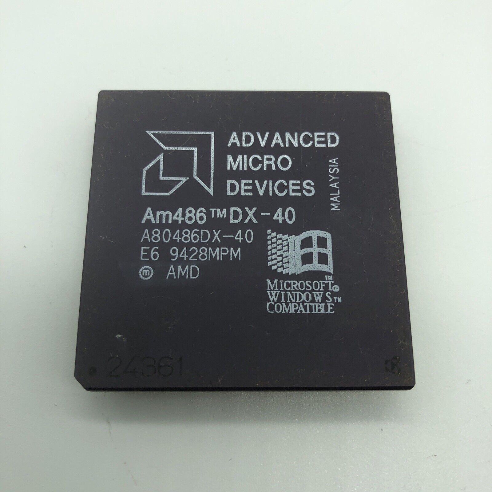 AMD 486 DX-40 MHZ CPU A80486DX-40 Very Rare Vintage Processor AM486 