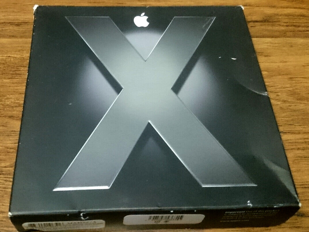 APPLE MAC OS X TIGER 10.4 INSTALL DVD AND DOCUMENTATION GC USED