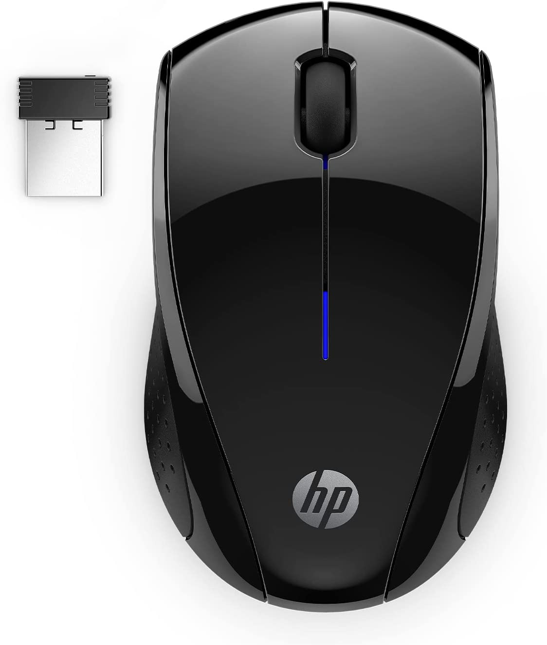 HP X3000 G3 Wireless Mouse - Black, 15-Month Battery, Side Grips for Control