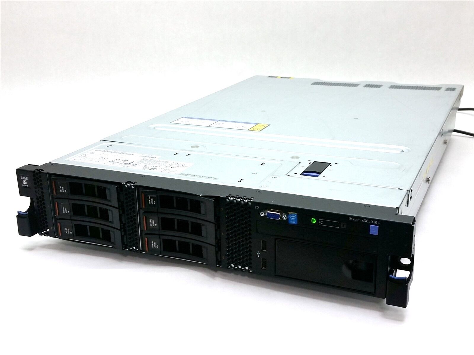 IBM System x3650 M4 2U 6LFF Rackmount Server 64GB 2*Xeon E5-2630 v2 2.6GHz 6C