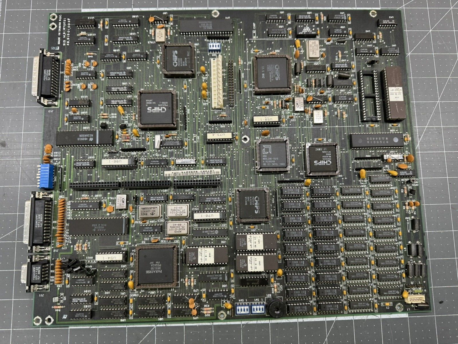 Vintage NEC PowerMate Motherboard AMD 286 @ 10MHz 640k Memory WORKING