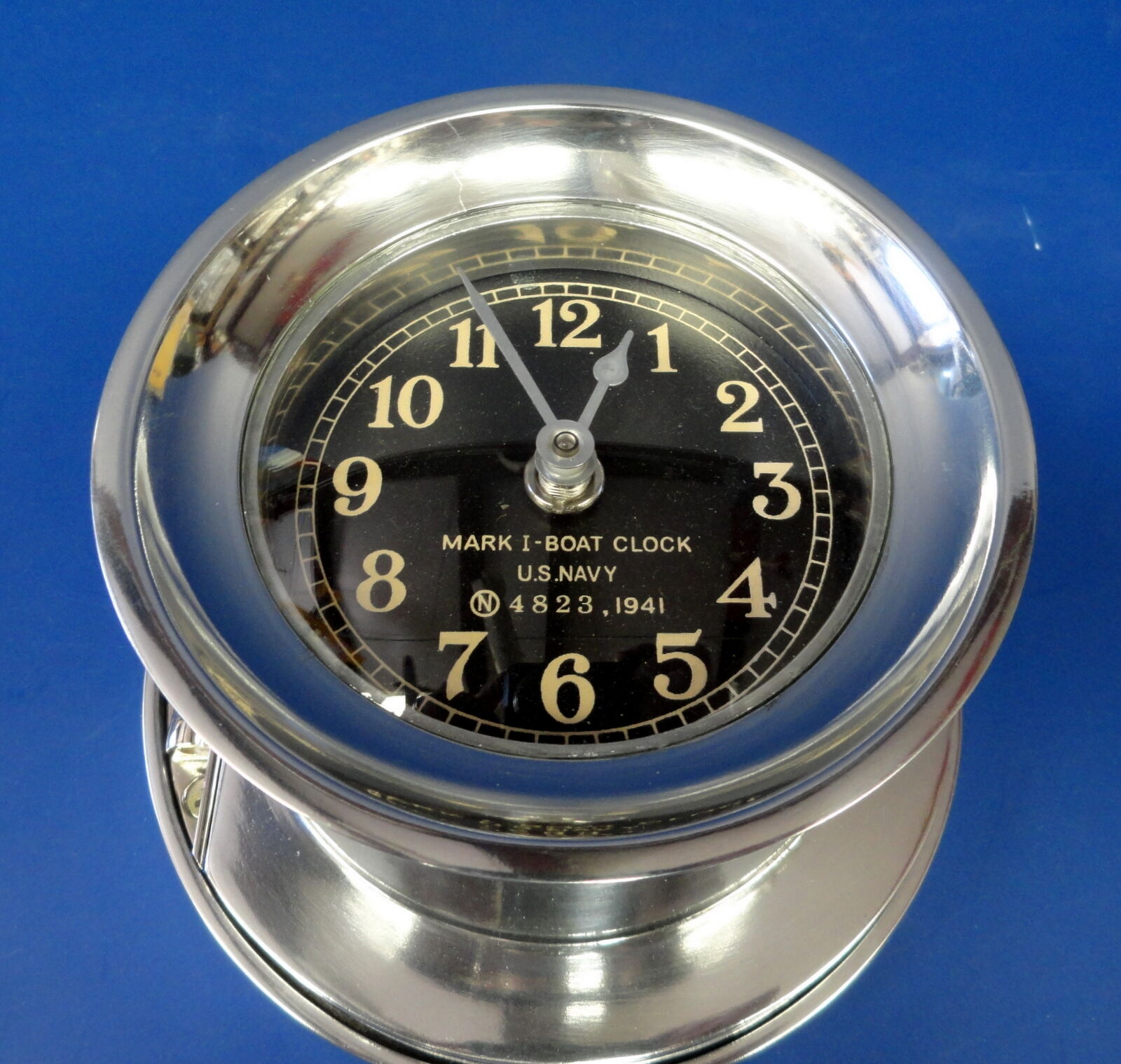 US NAVY MKI BOAT CLOCK 1941- NEW CONDITION