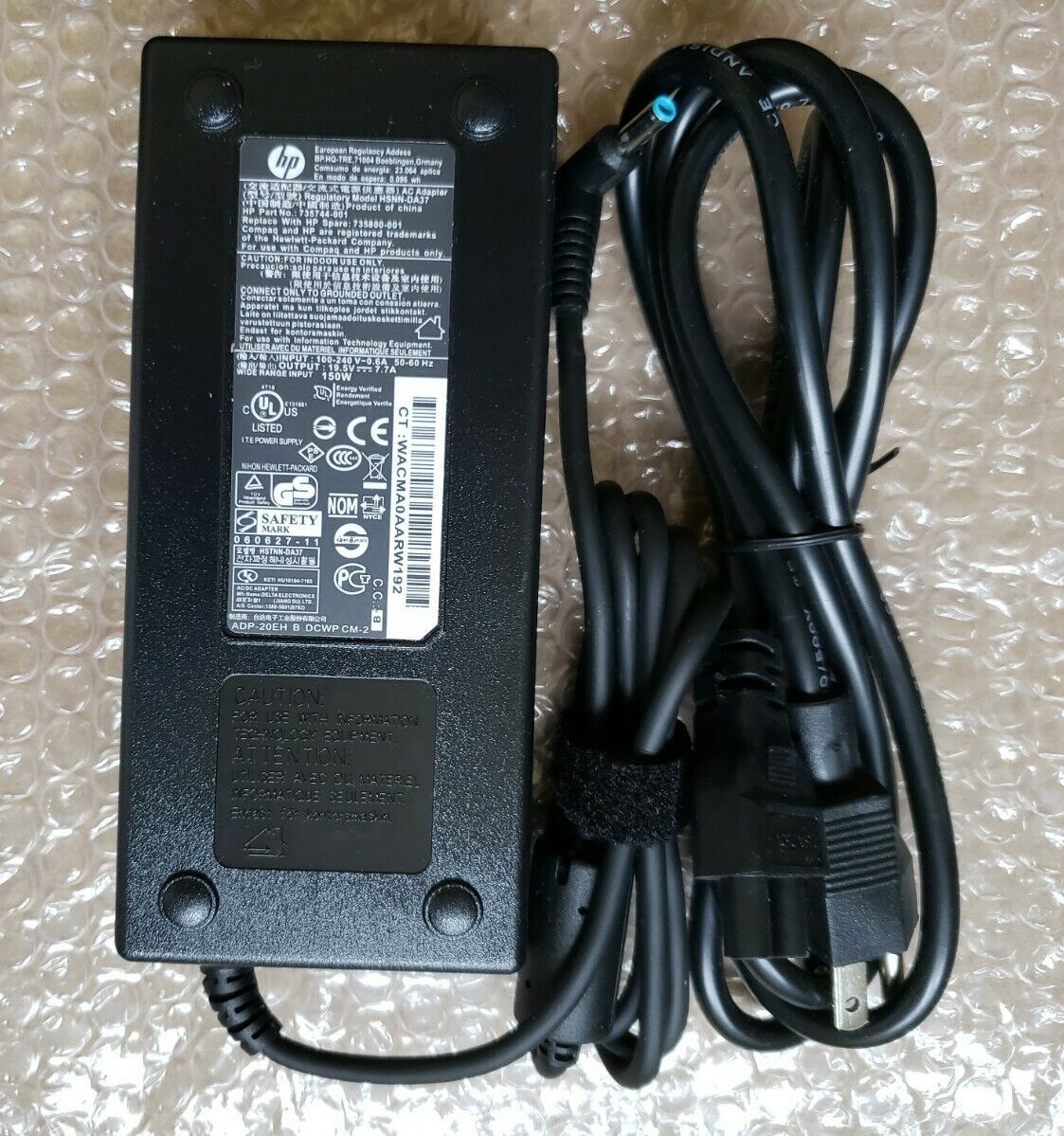 🔥oem hp 150W Ac Power Adapter Charger w/ Cord ZBook 17 G3, G7 Pavilion OMEN 🔥