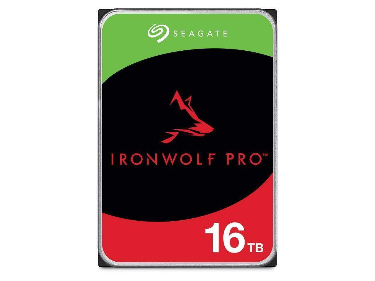 Seagate 16TB IronWolf Pro Internal Hard Drive 7200RPM 256MB Cache 3.5