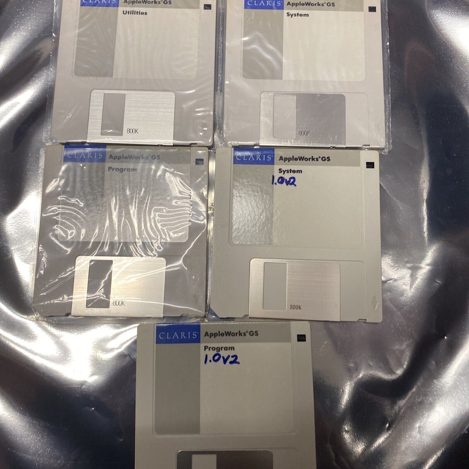CLARIS AppleWorks GS 3.5 Floppy Media Program Software