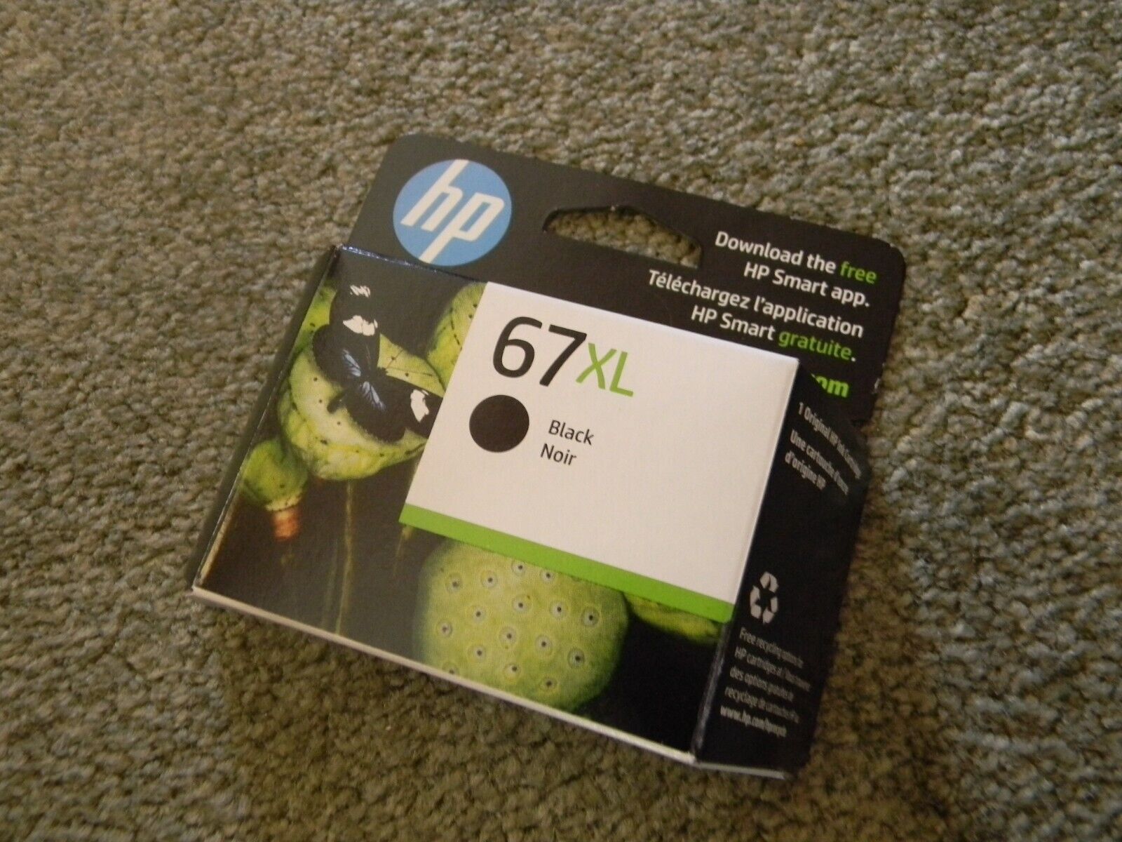 New GENUINE HP67xl Orig Ink in Retail Box BLK (3YM57AN) Exp 11/2025 FAST SHIPING
