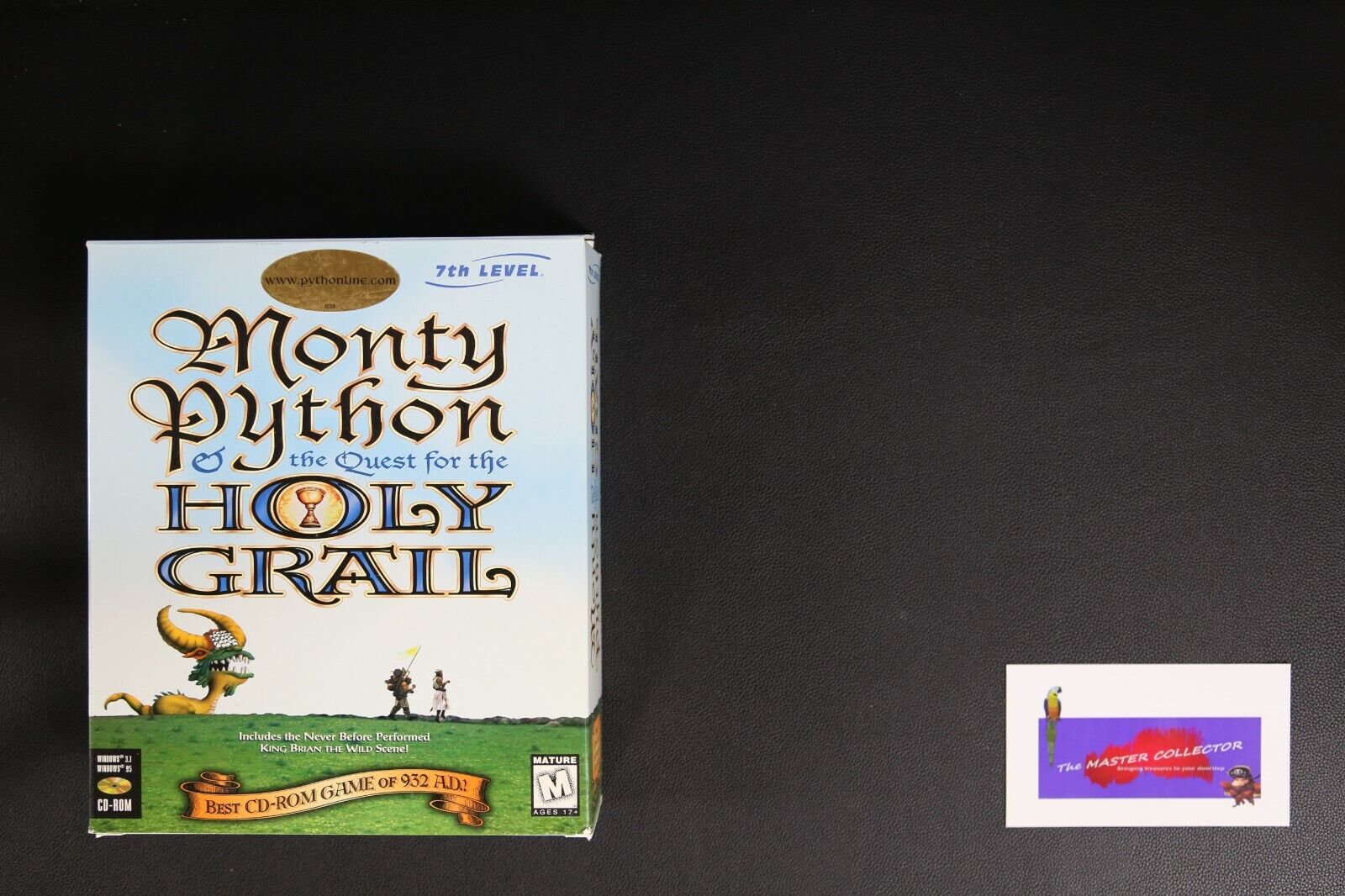 💎COMPUTER MONTY PYTHON THE QUEST FOR THE HOLY GRAIL CD ROM GAME + BONUS💎