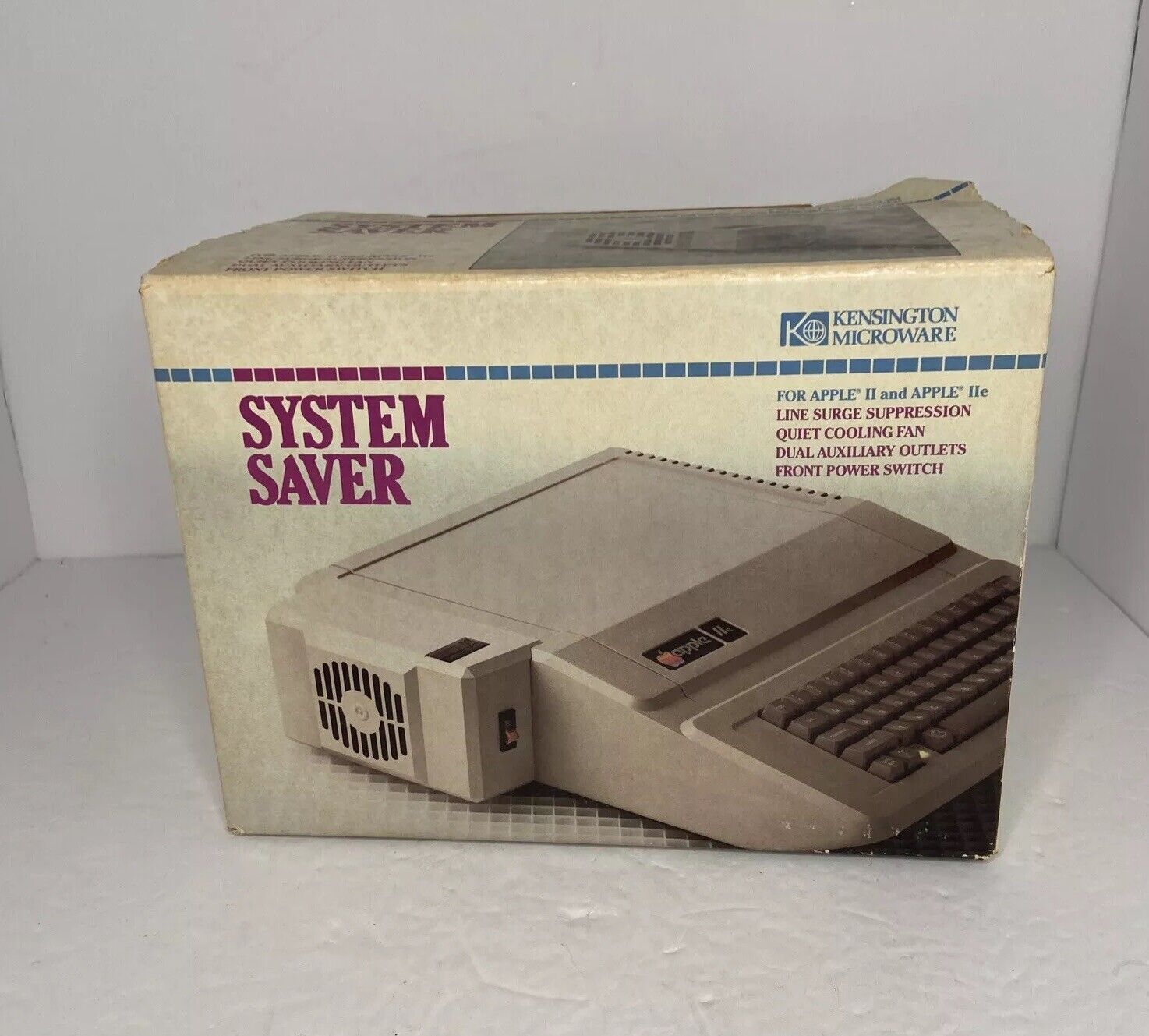 Kensington System Saver Cooler Fan for Apple II IIE Computer Vintage Mac NOS