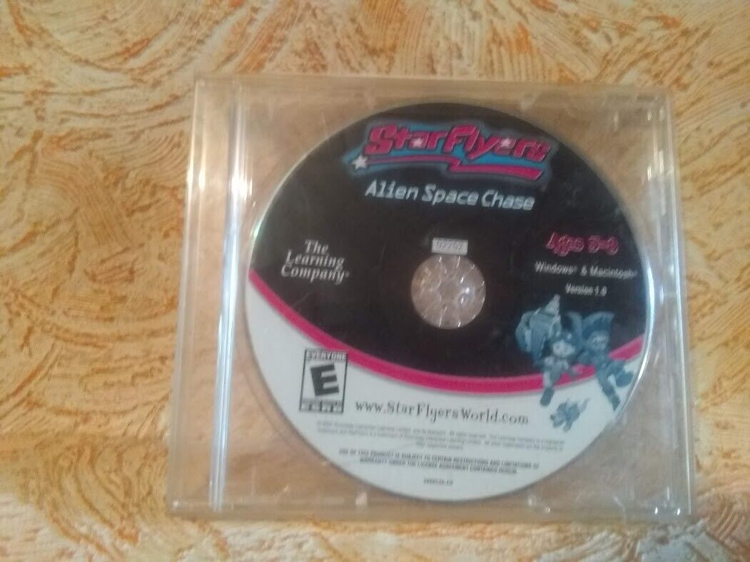 Star Flyer Alien Space Chase Game Windows/Mac PC CD Rom f